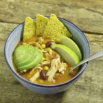 Mexicansk Taco Suppe med kylling og kikærter