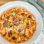 Spaghetti med Kylling og Tomatsauce på glas
